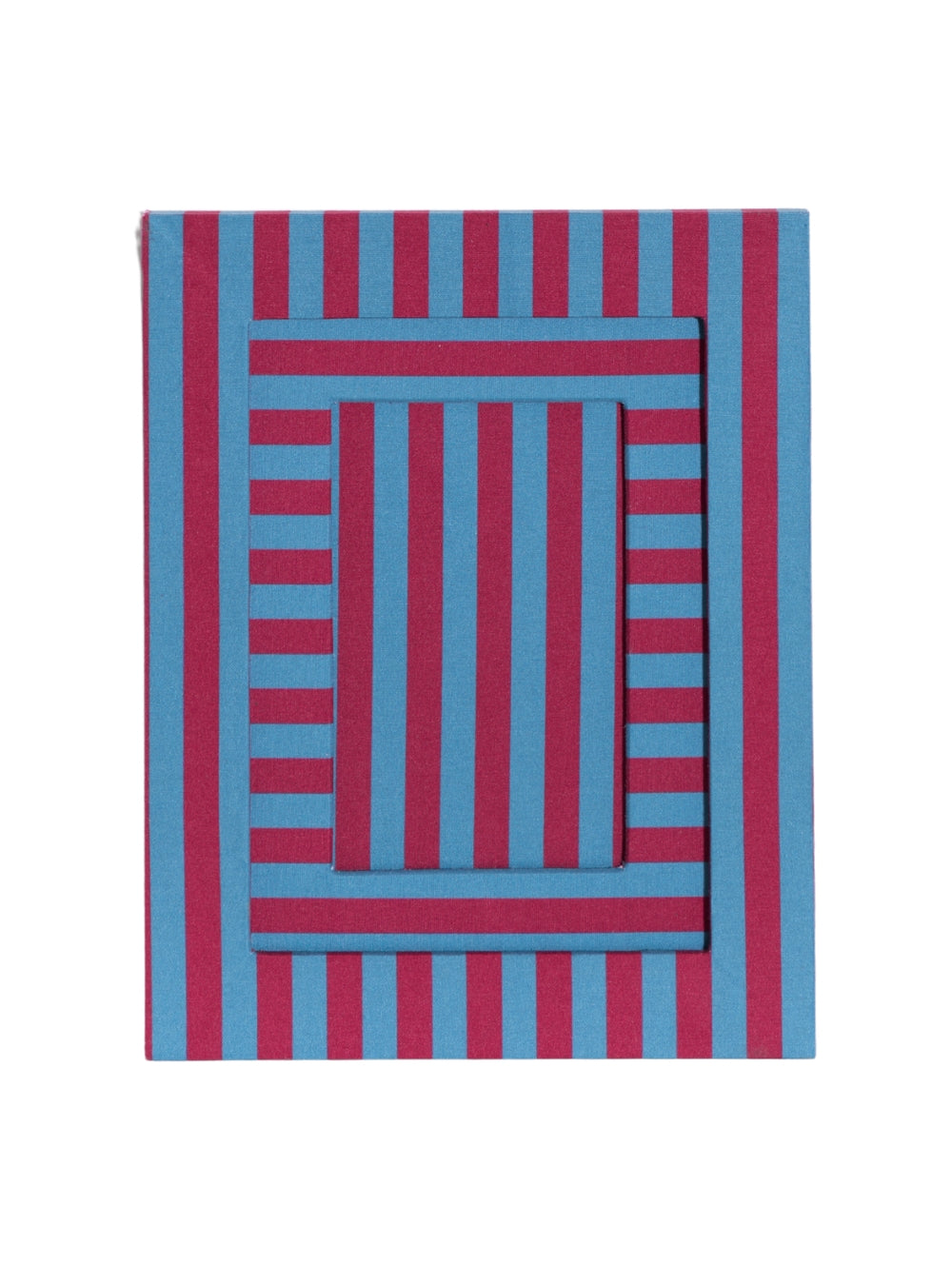 Red Striped Picture Frame