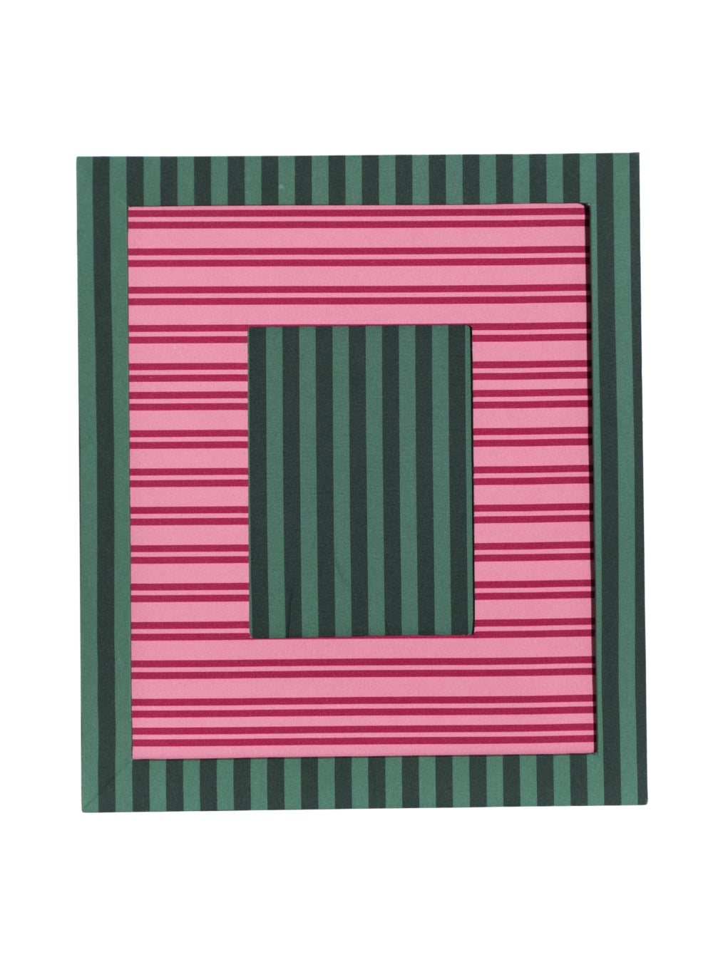Red Striped Frame