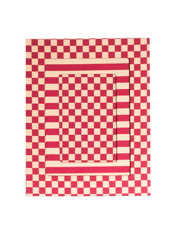 Red Striped Picture Frame