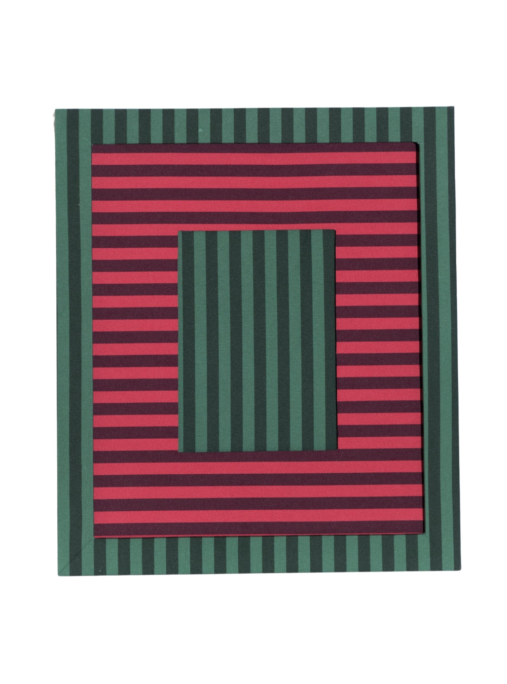 Red Striped Frame