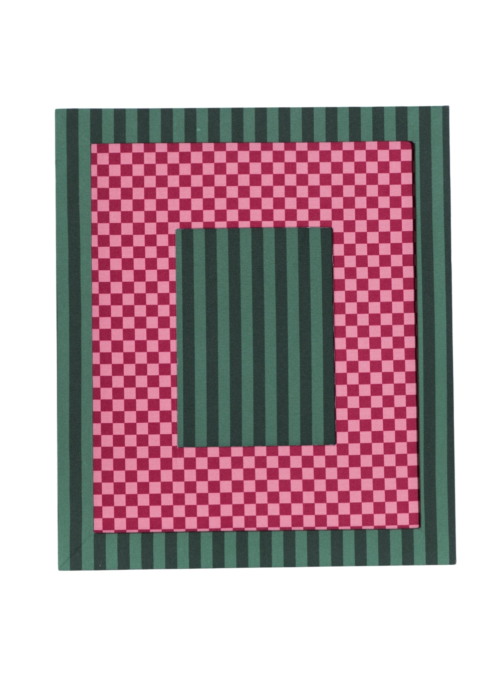 Red Striped Frame