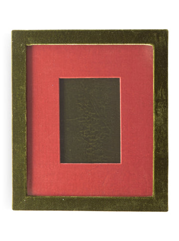 Marco de cuadros rojos