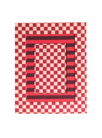 Red Striped Picture Frame