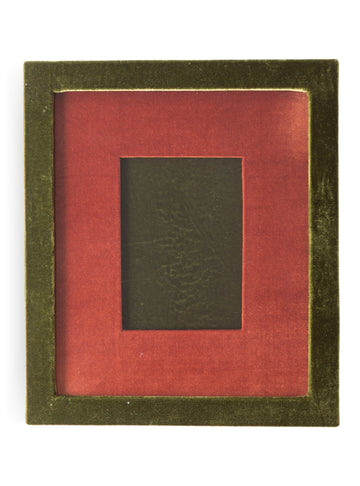 Marco de cuadros rojos