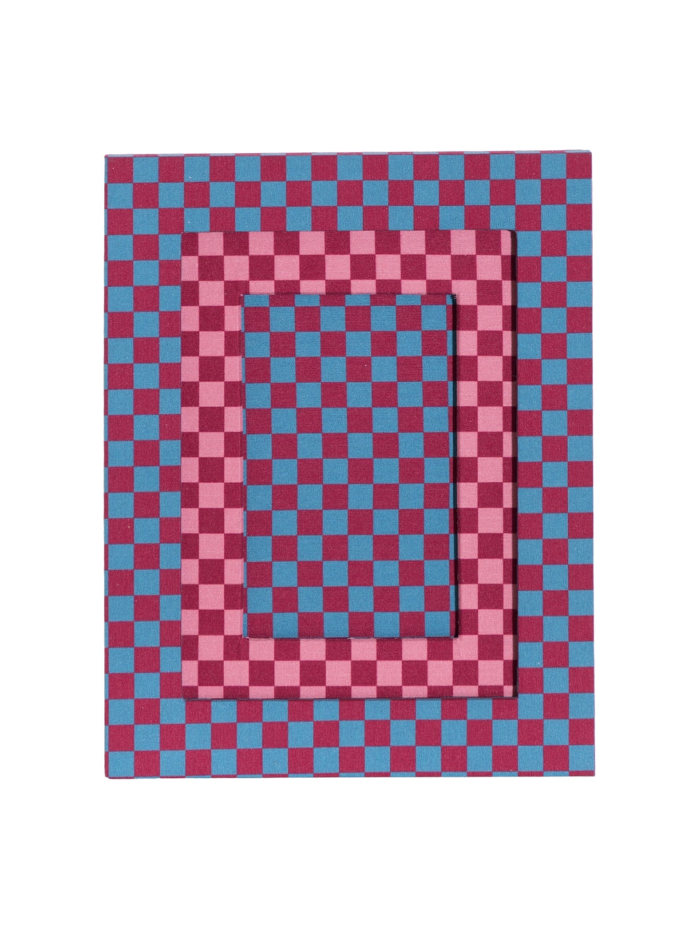 Porta-retrato Xadrez Brisa & Vinho