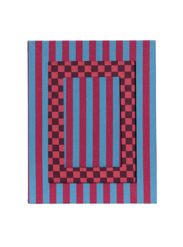 Red Striped Picture Frame