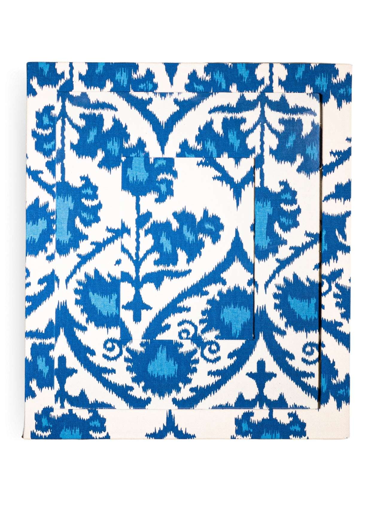 Moldura Ikat Azul