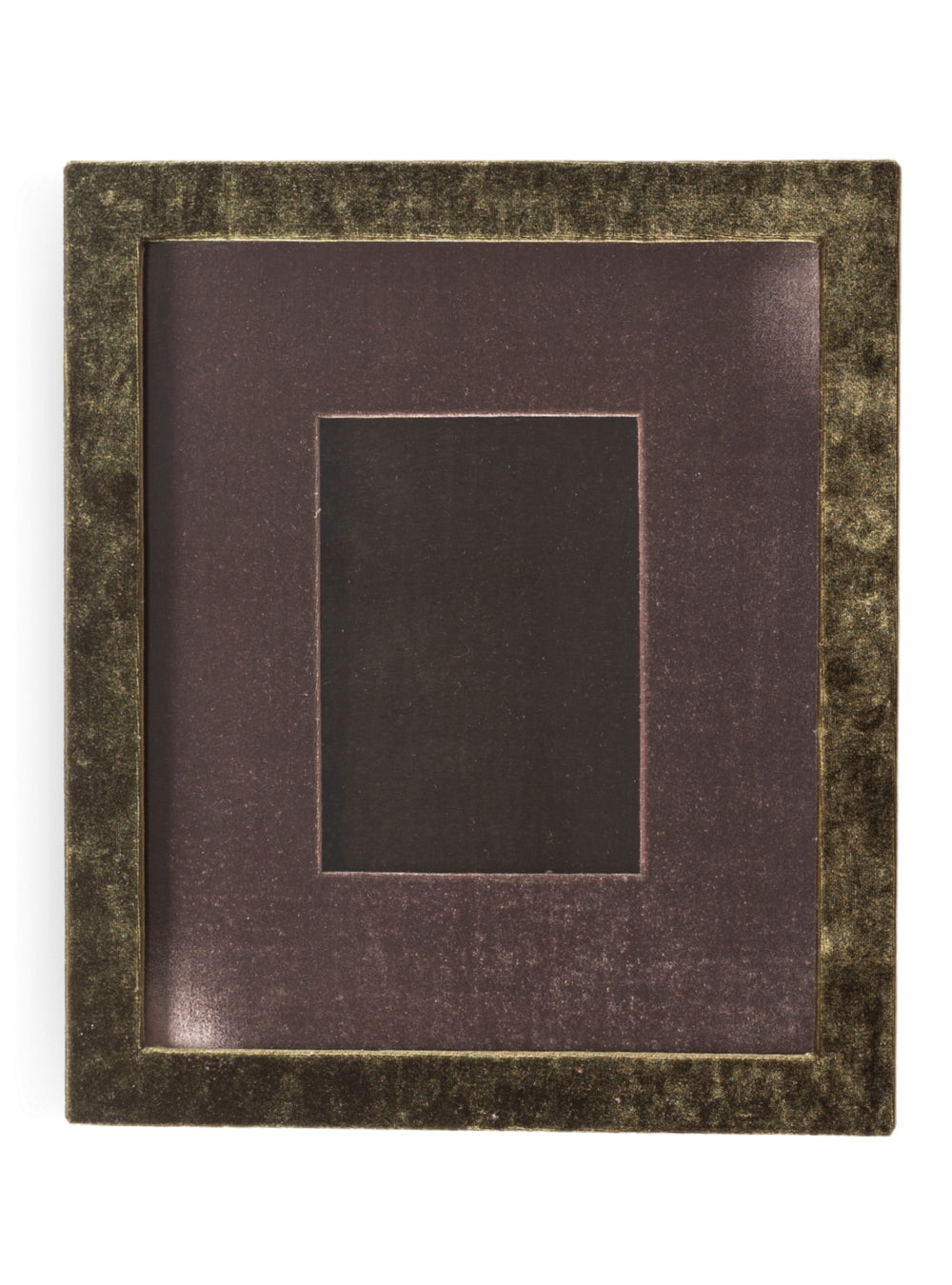 Moldura Veludo Verde Floresta