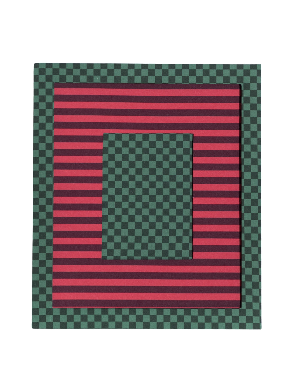 Moldura Xadrez Musgo & Mata