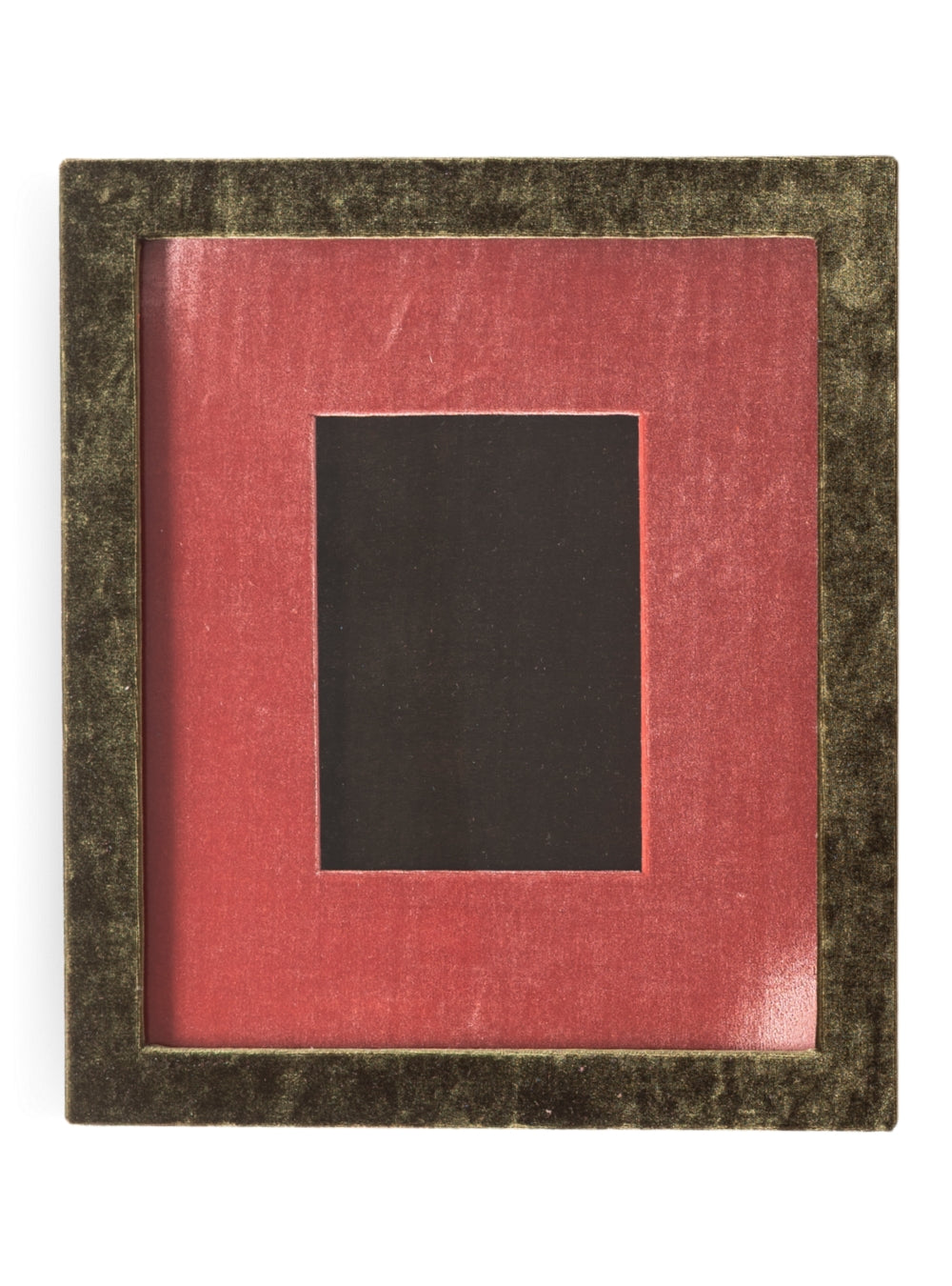 Moldura Veludo Verde Floresta