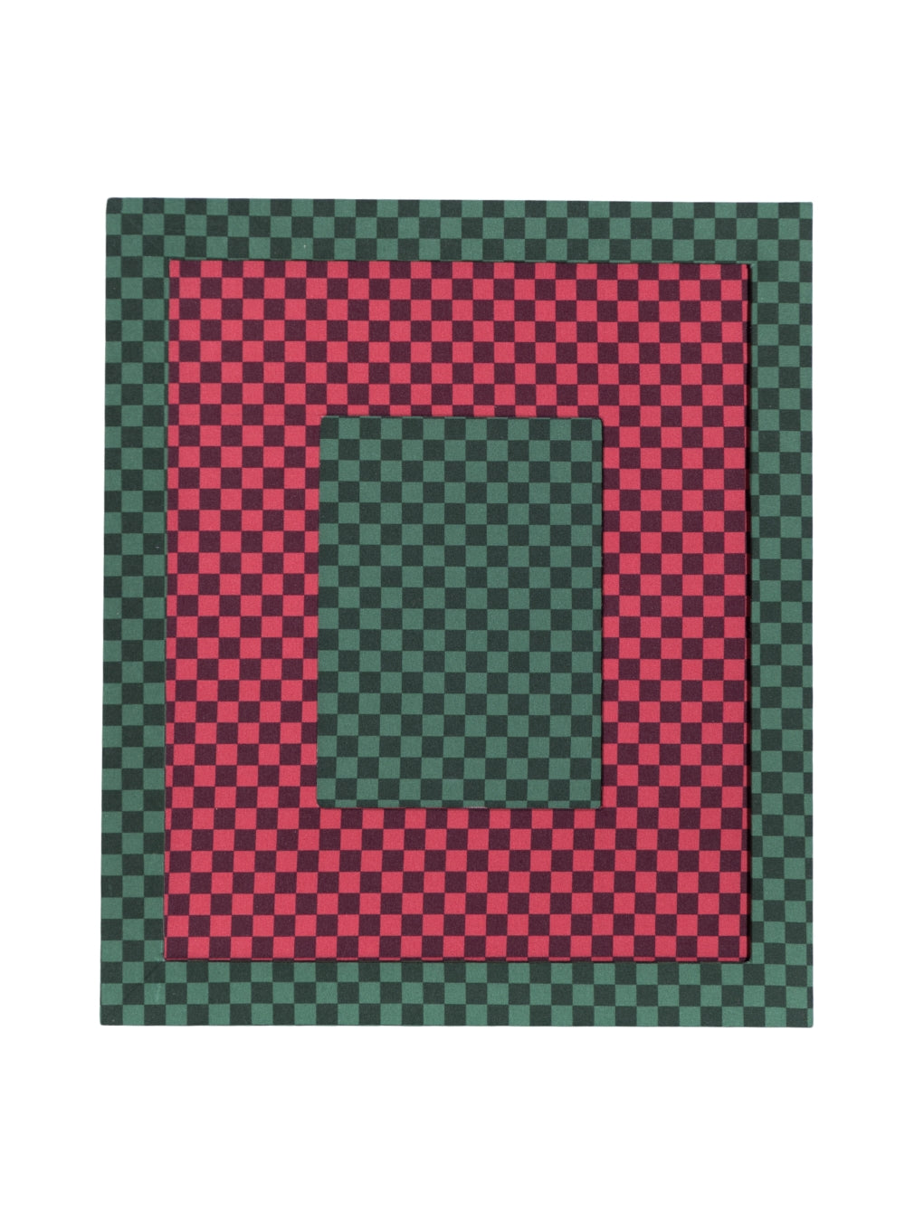 Moldura Xadrez Musgo & Mata