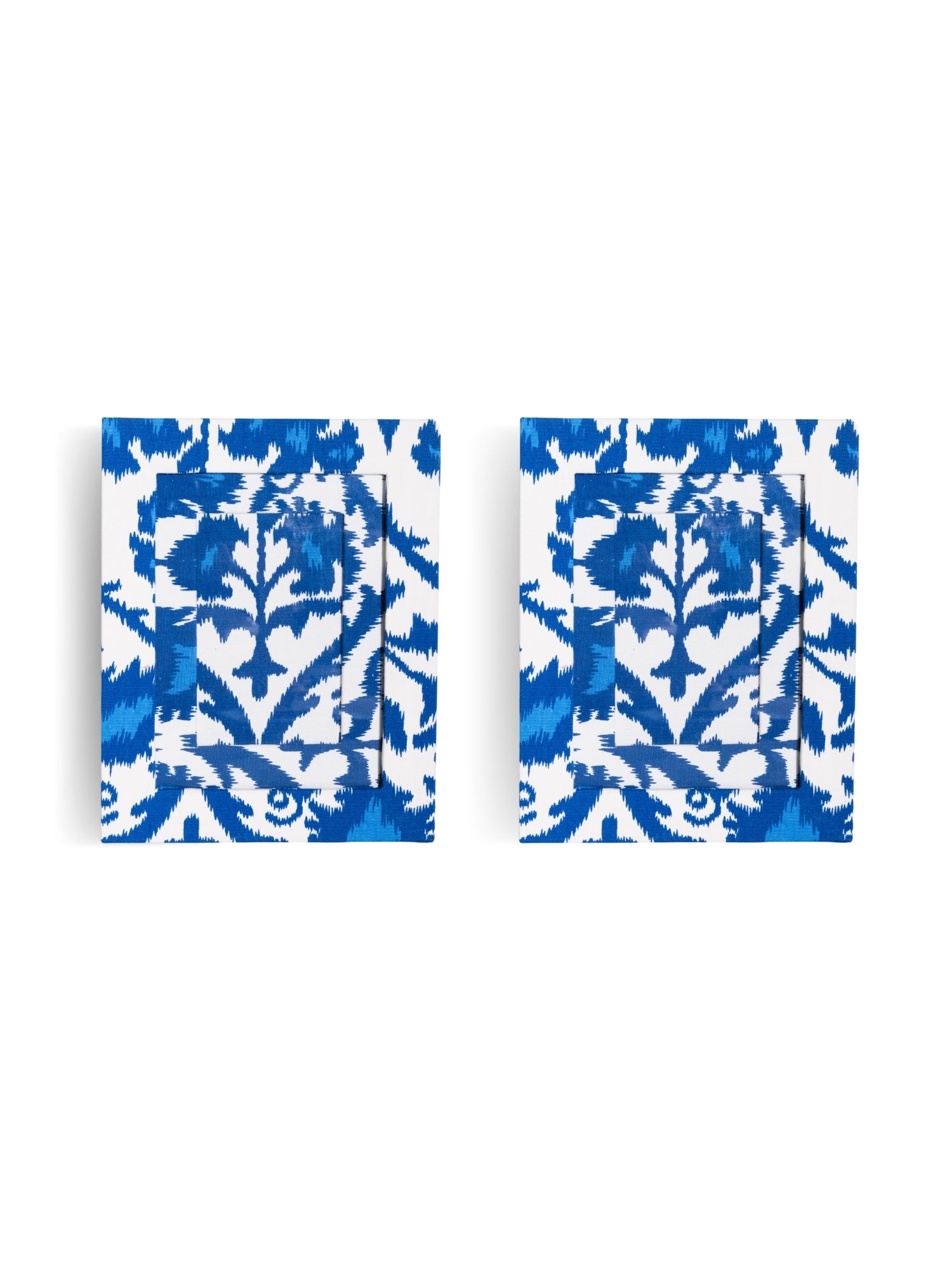 Composição Ikat Azul
