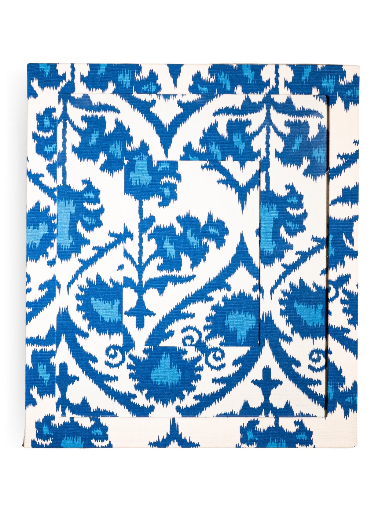Moldura Ikat Azul