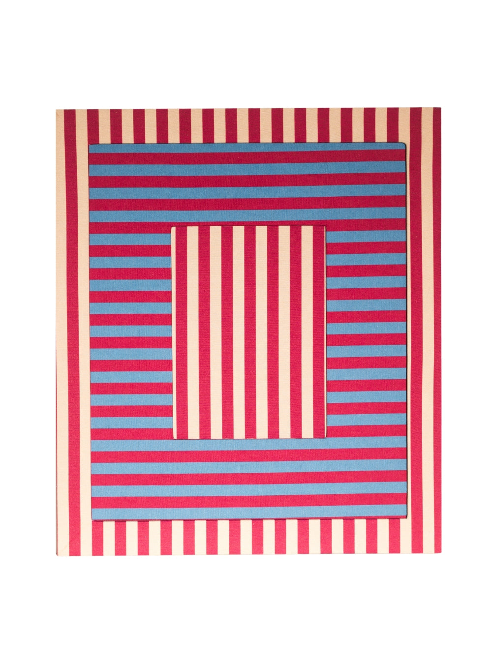 Moldura Listrada Palha & Vinho