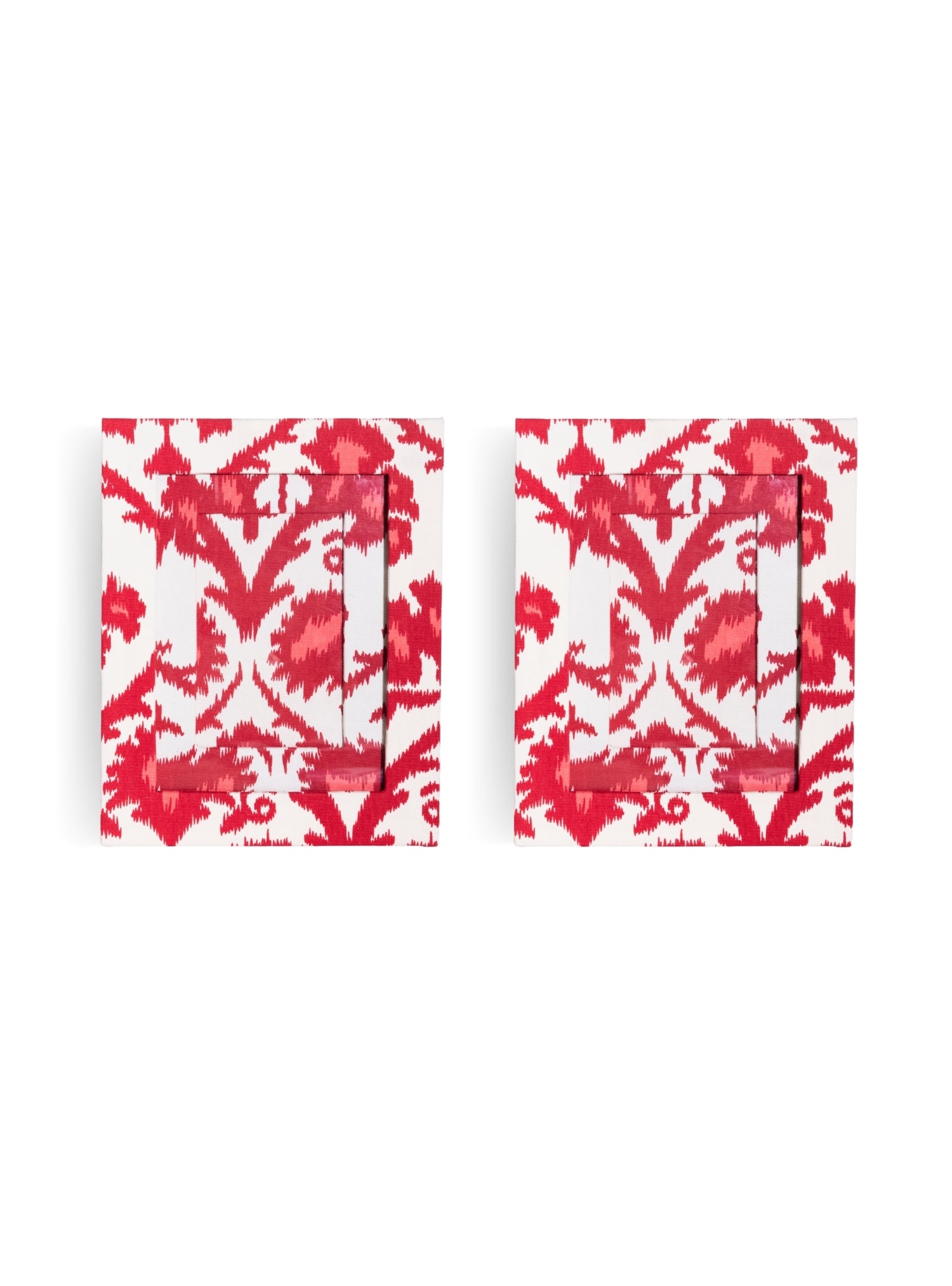 Composição Ikat Vermelho