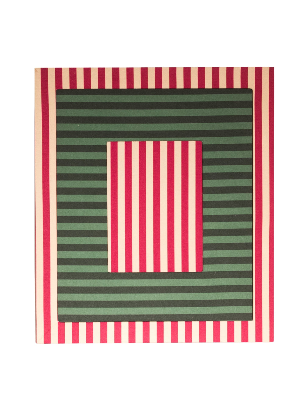 Moldura Listrada Palha & Vinho