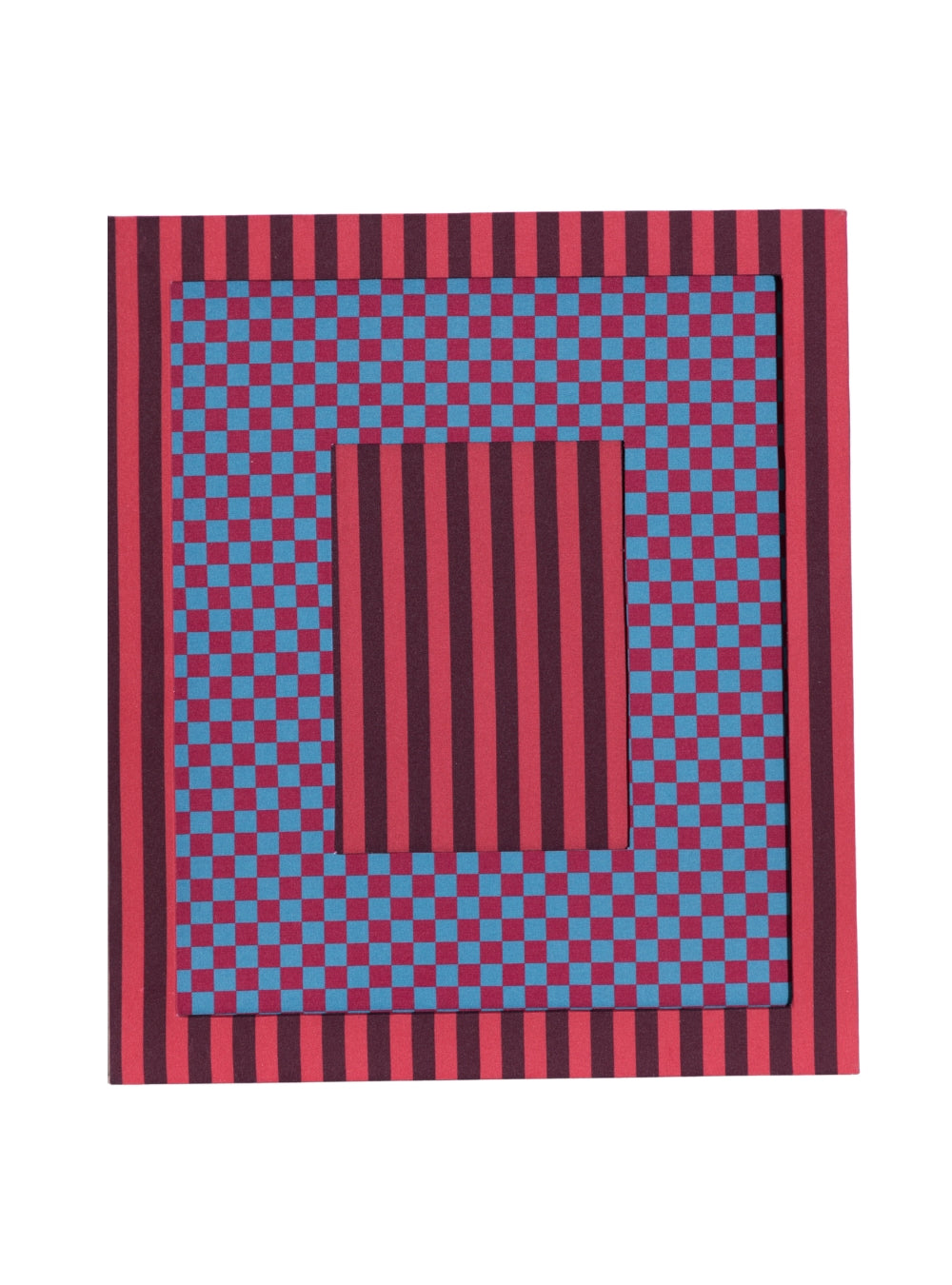 Red Striped Frame
