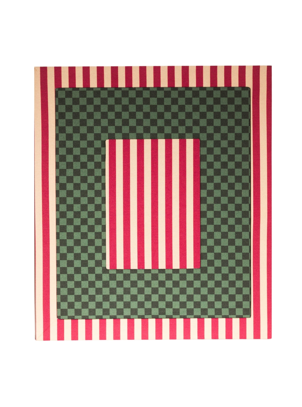 Moldura Listrada Palha & Vinho