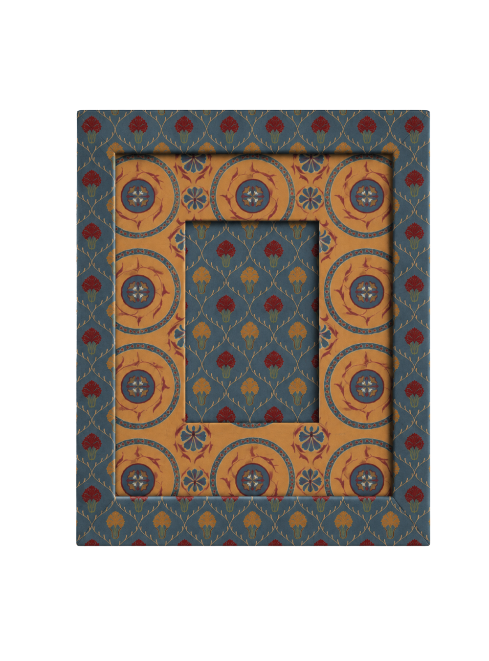 Moldura Palmette Azul
