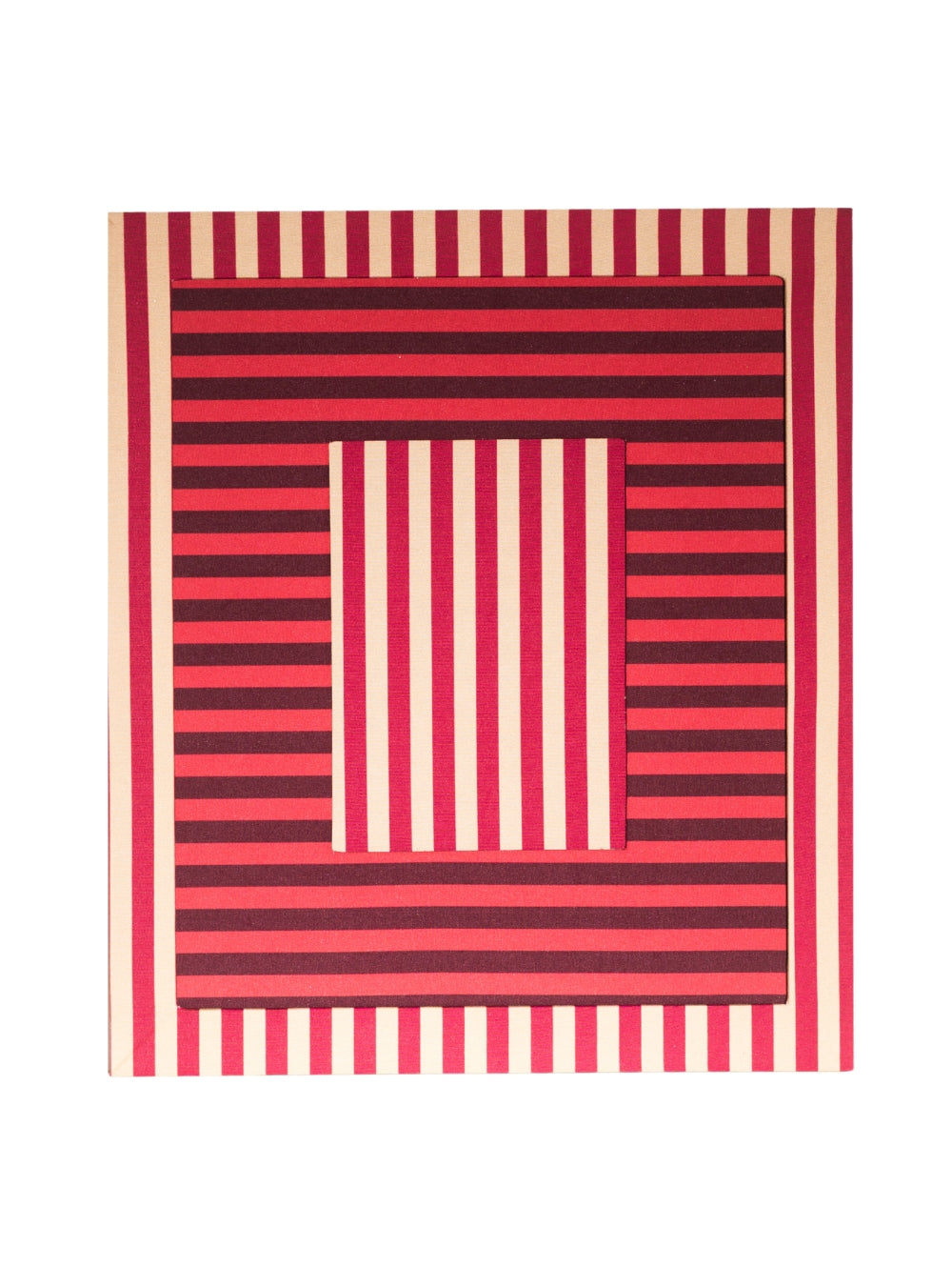 Moldura Listrada Palha & Vinho