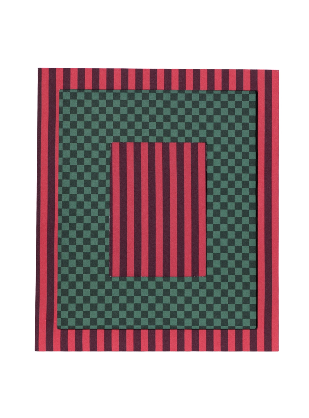 Red Striped Frame