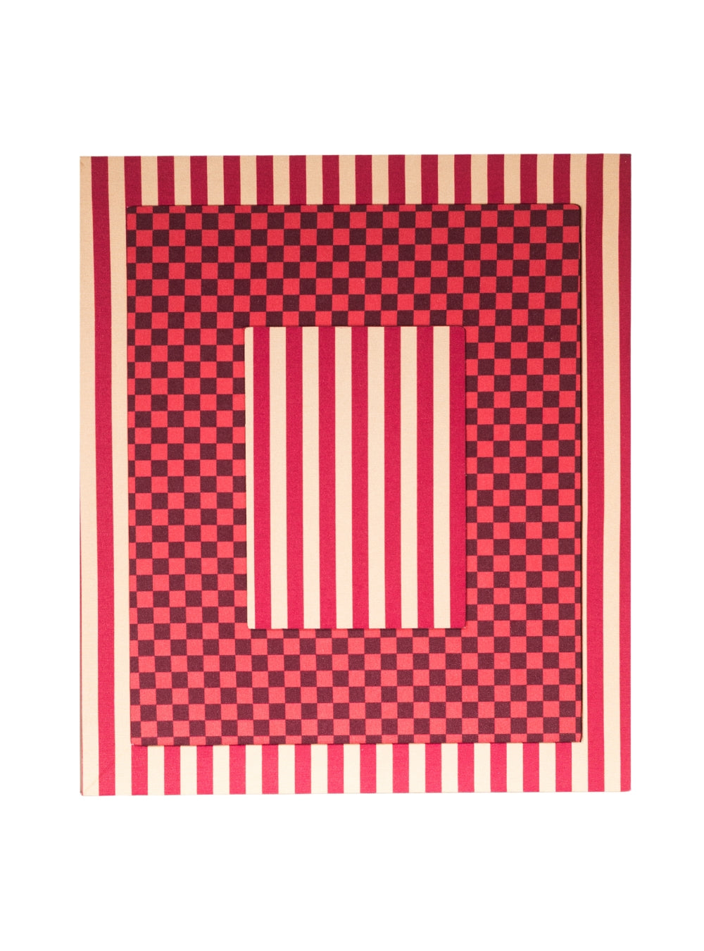 Moldura Listrada Palha & Vinho