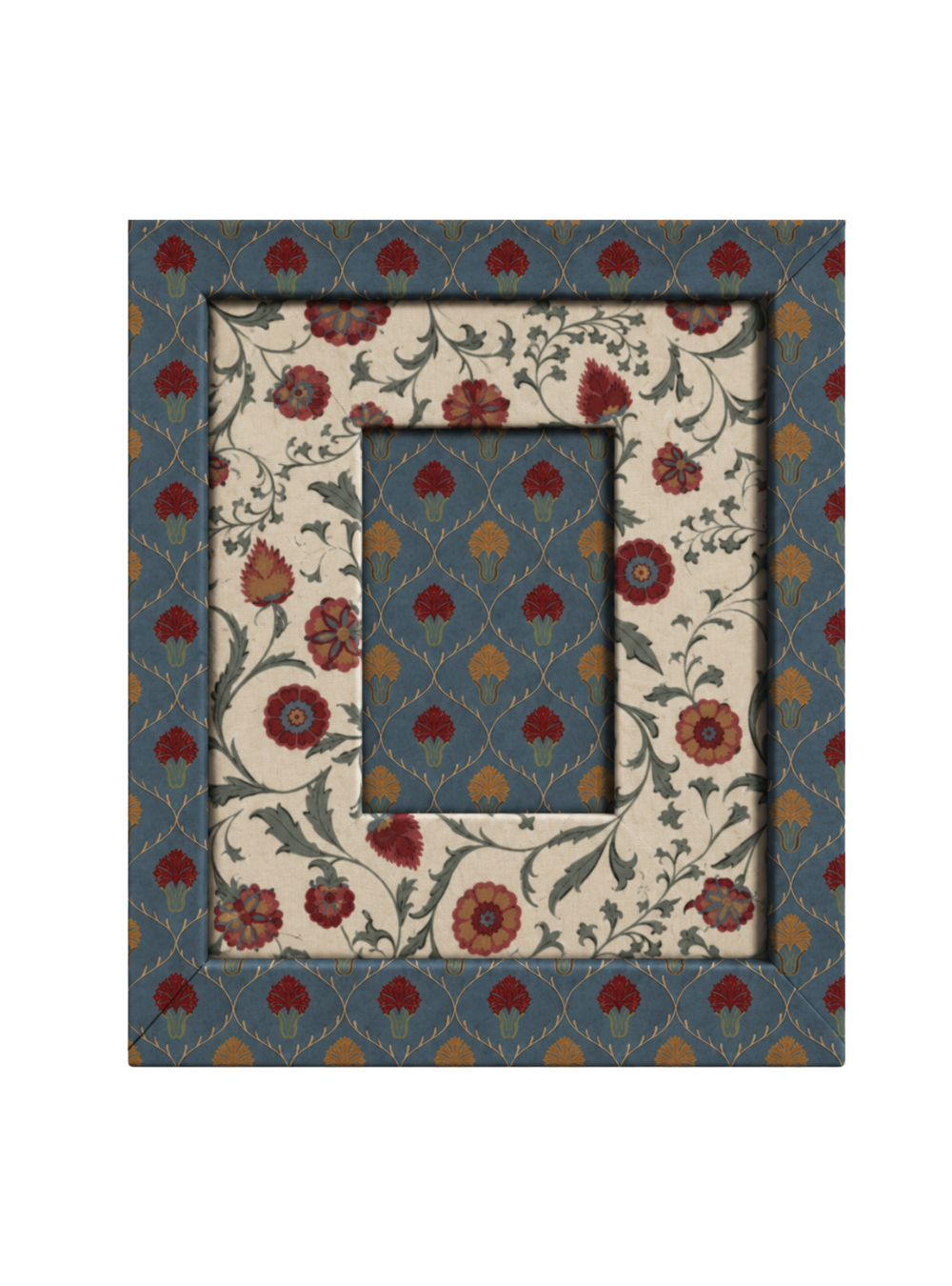 Moldura Palmette Azul