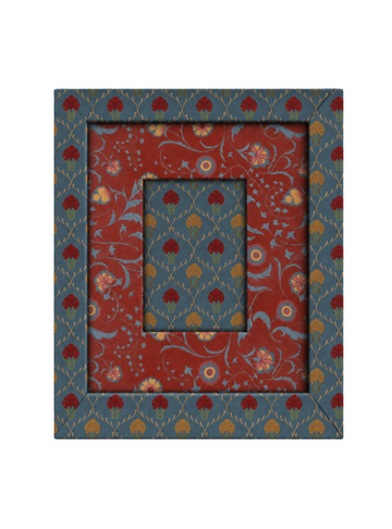 Moldura Palmette Azul