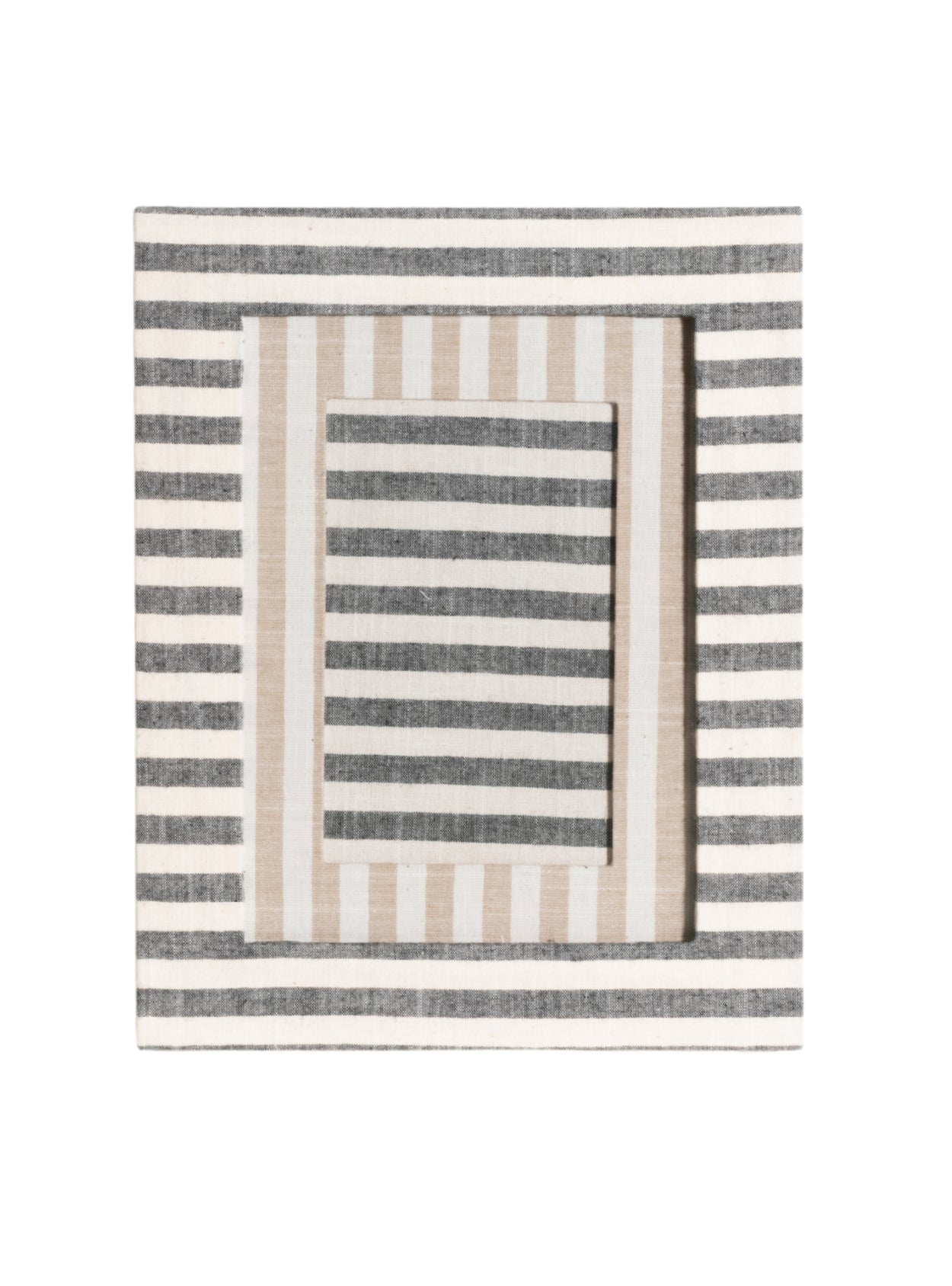 Lead Striped Picture Frame