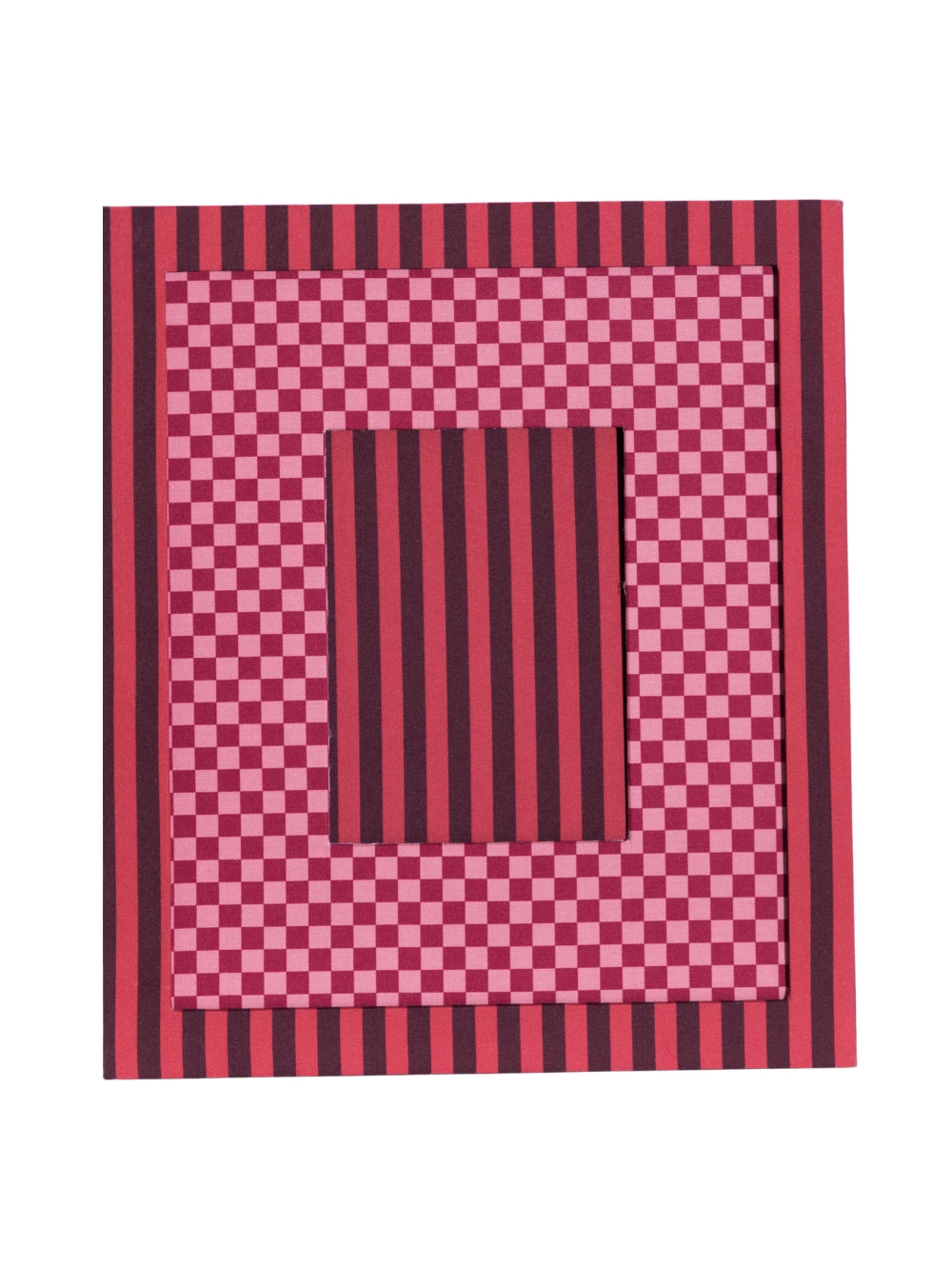 Red Striped Frame