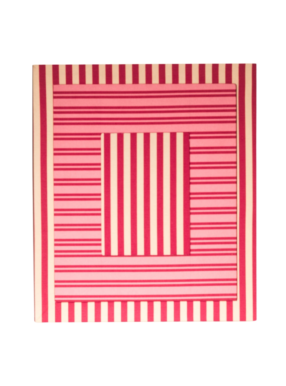 Moldura Listrada Palha & Vinho