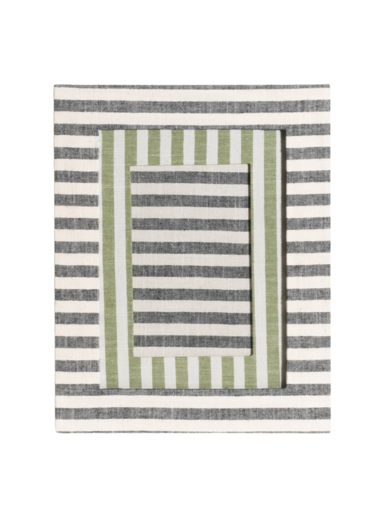 Lead Striped Picture Frame