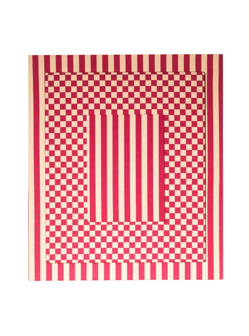 Moldura Listrada Palha & Vinho