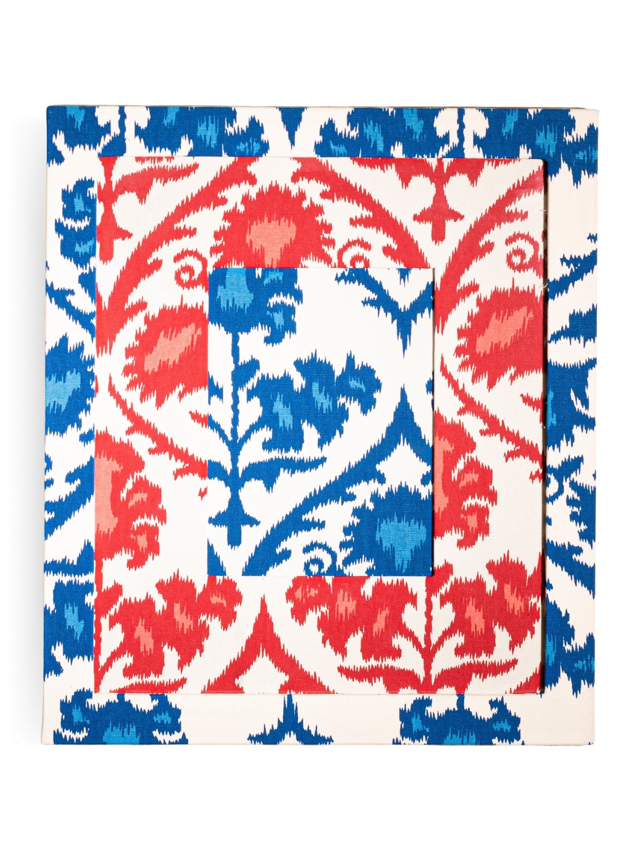 Moldura Ikat Azul