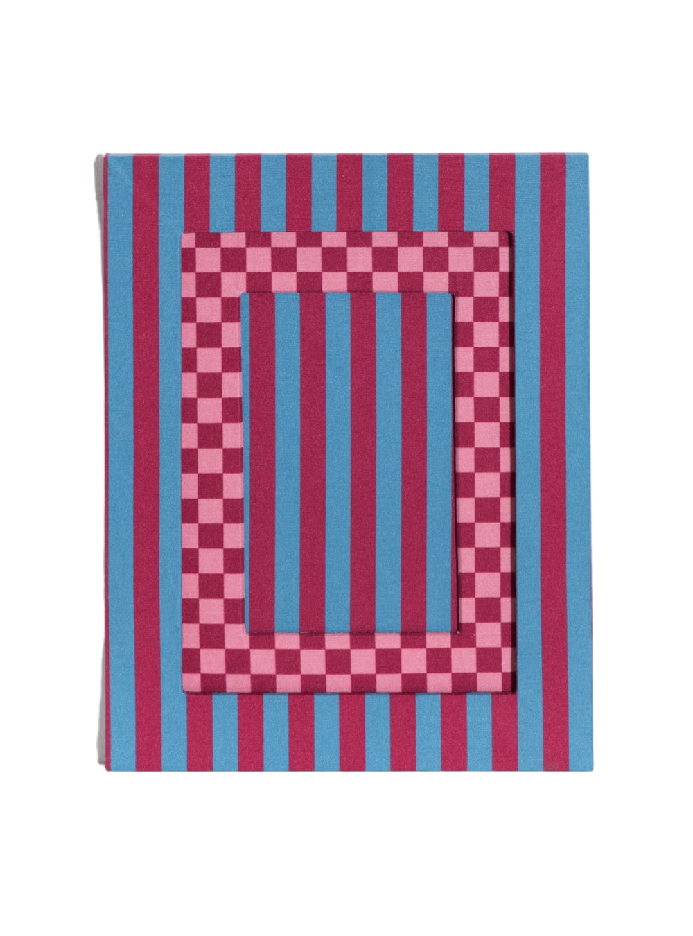 Porta-retrato Listrado Brisa & Vinho