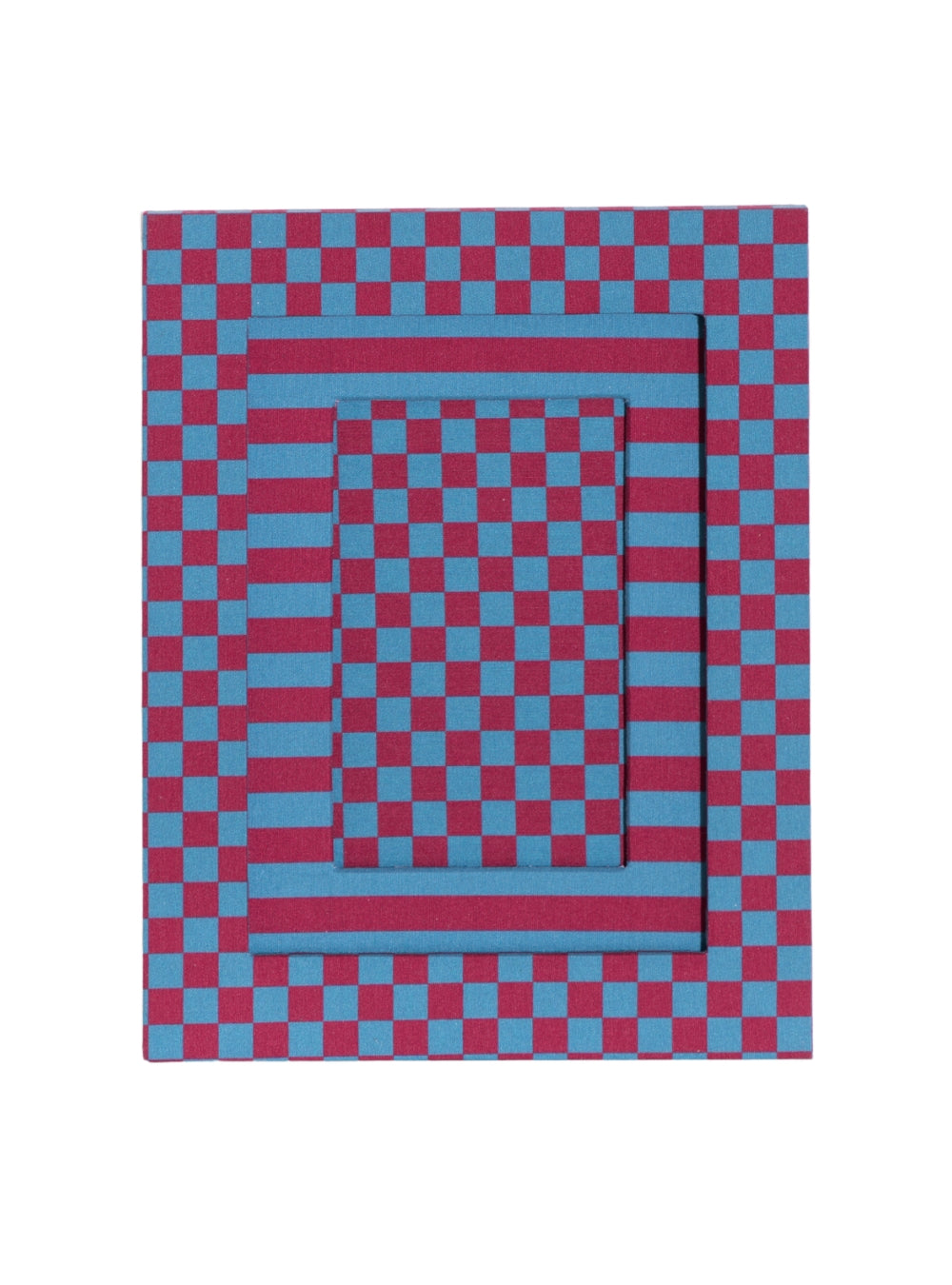 Porta-retrato Xadrez Brisa & Vinho