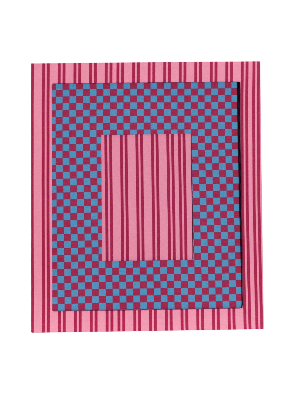 Moldura Listrada Vintage & Vinho