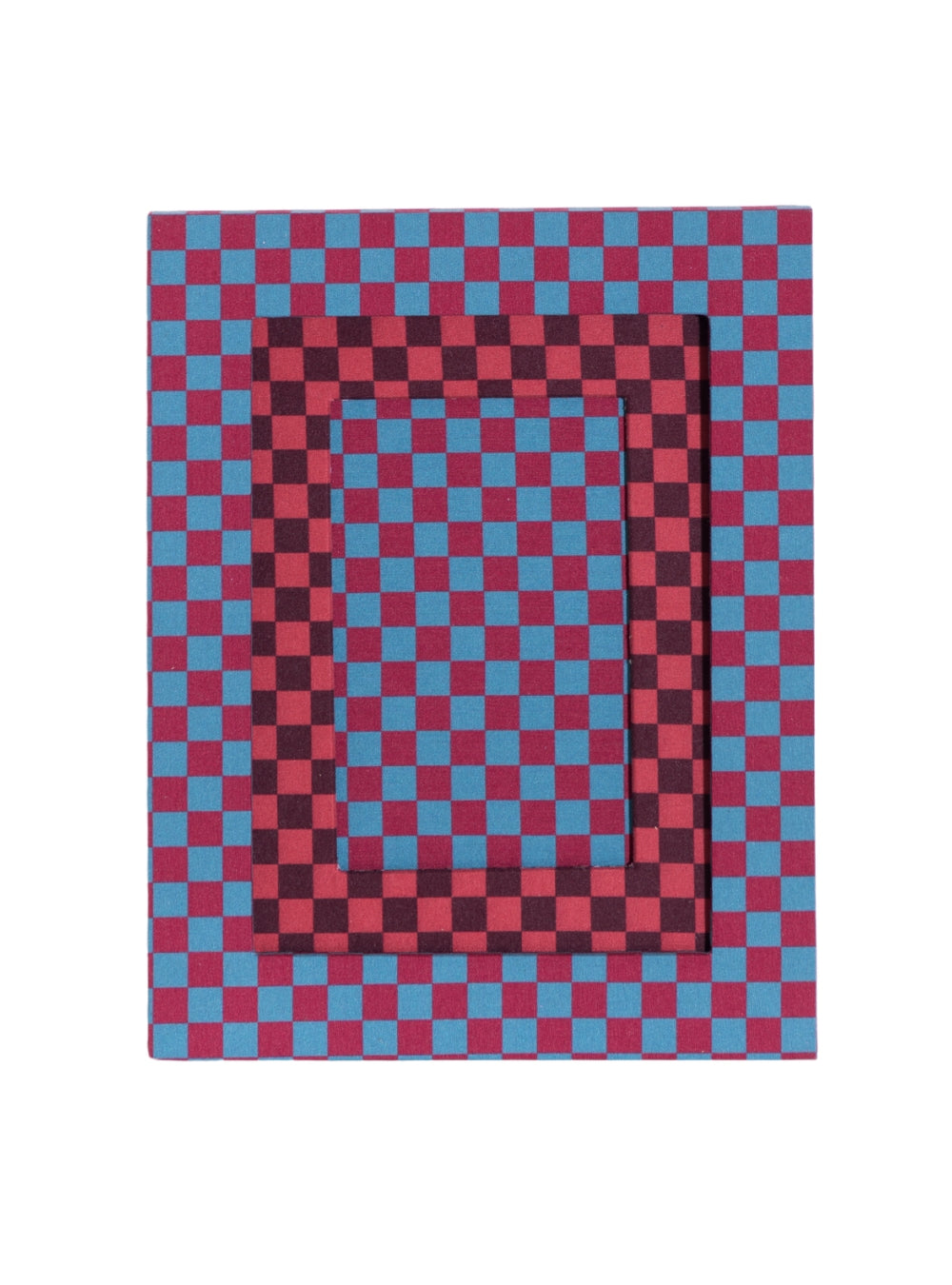 Porta-retrato Xadrez Brisa & Vinho