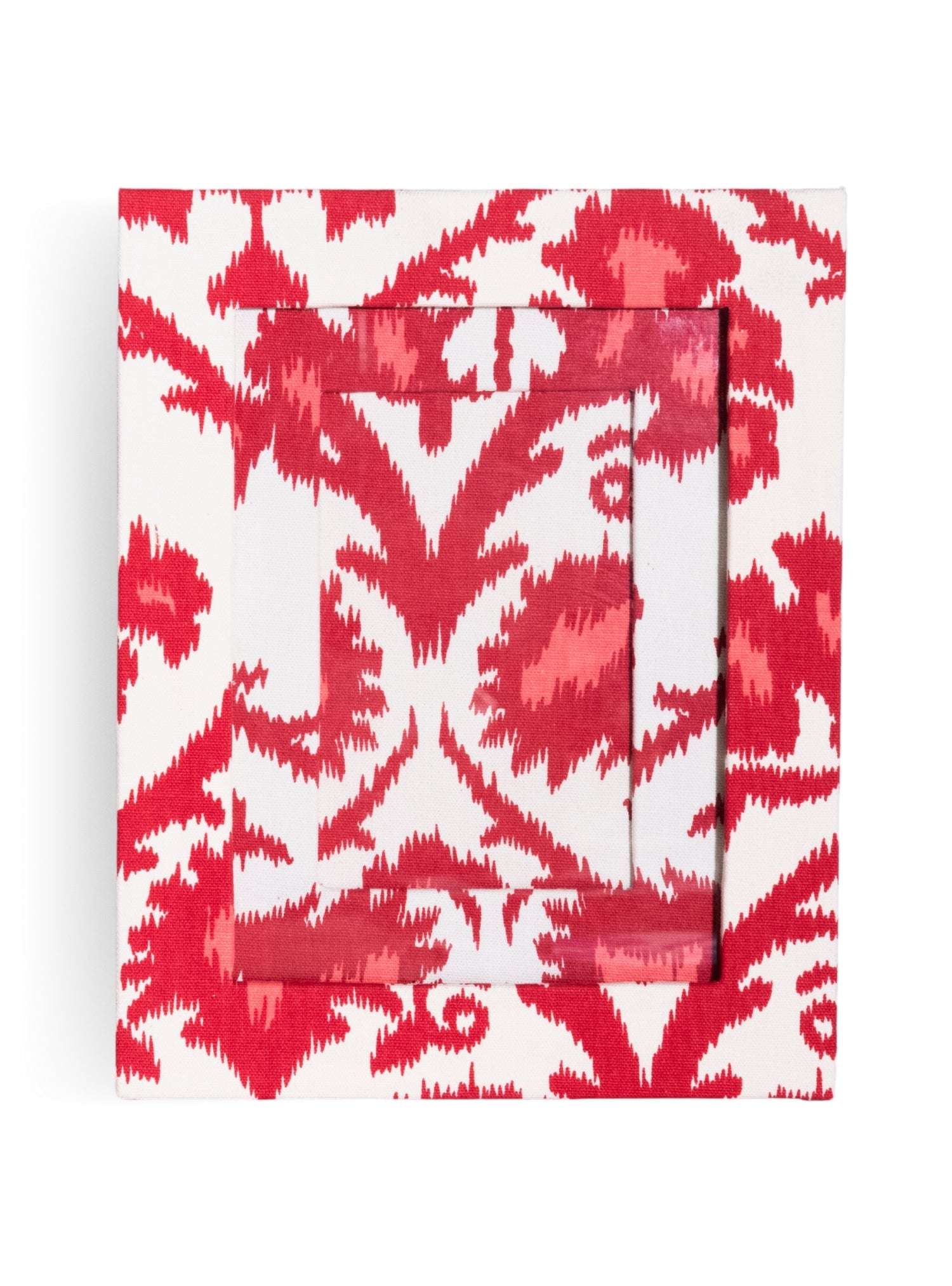 Porta-retrato Ikat Vermelho