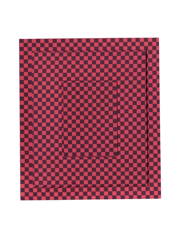 Moldura Xadrez Merlot & Ferrugem