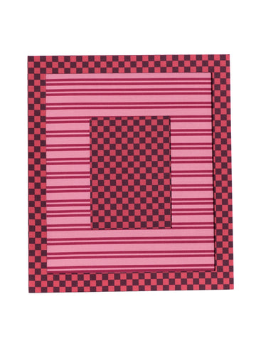 Moldura Xadrez Merlot & Ferrugem
