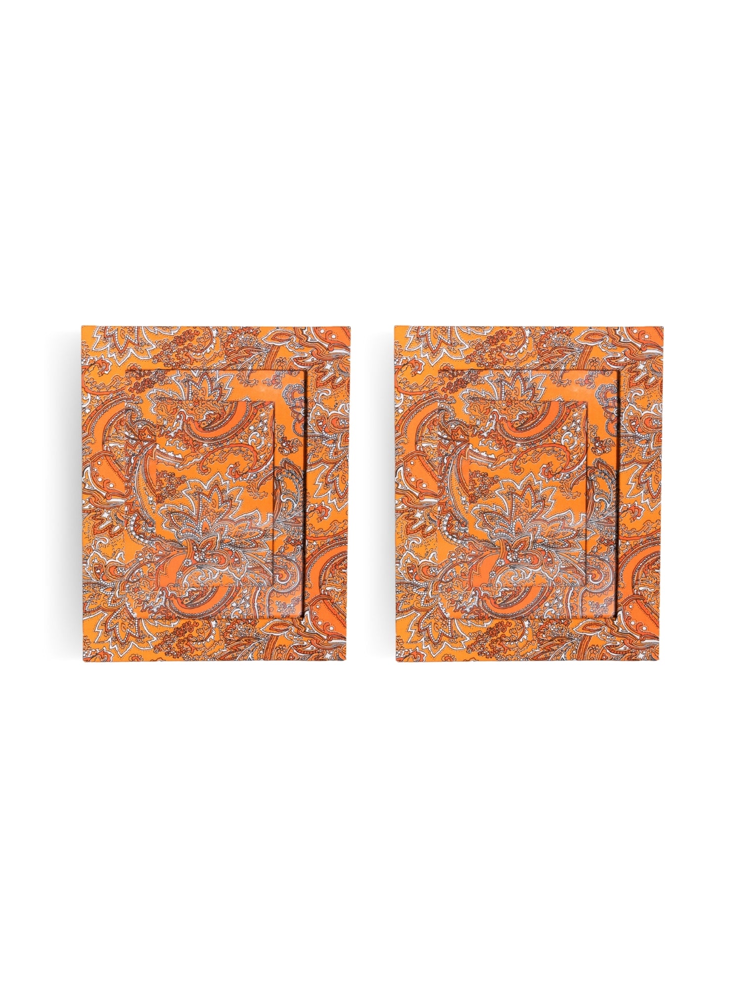 Composição Paisley Laranja