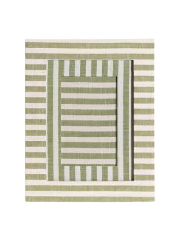 Green Striped Picture Frame