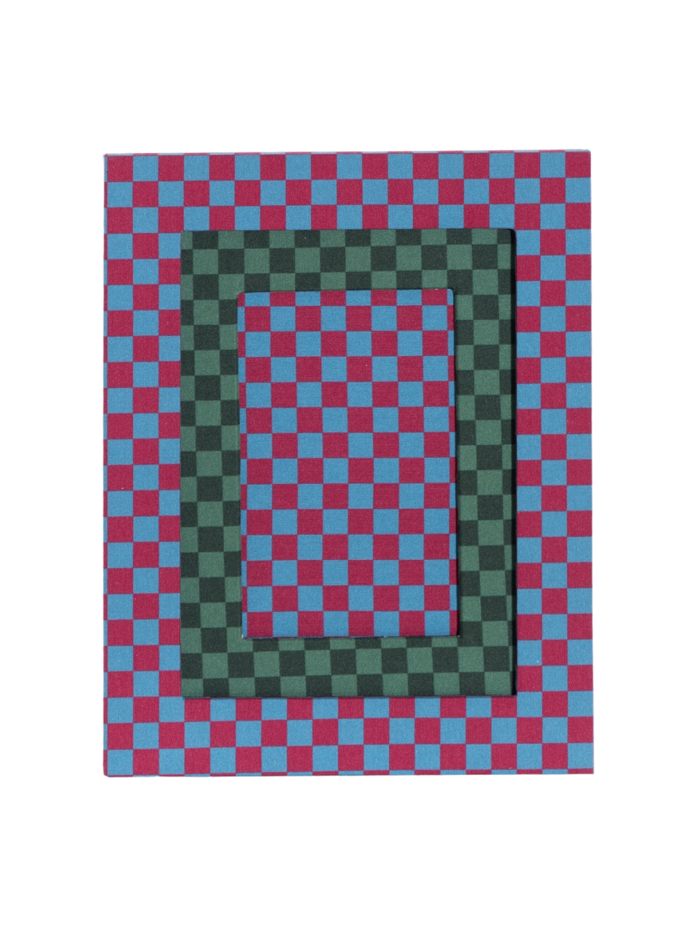 Porta-retrato Xadrez Brisa & Vinho