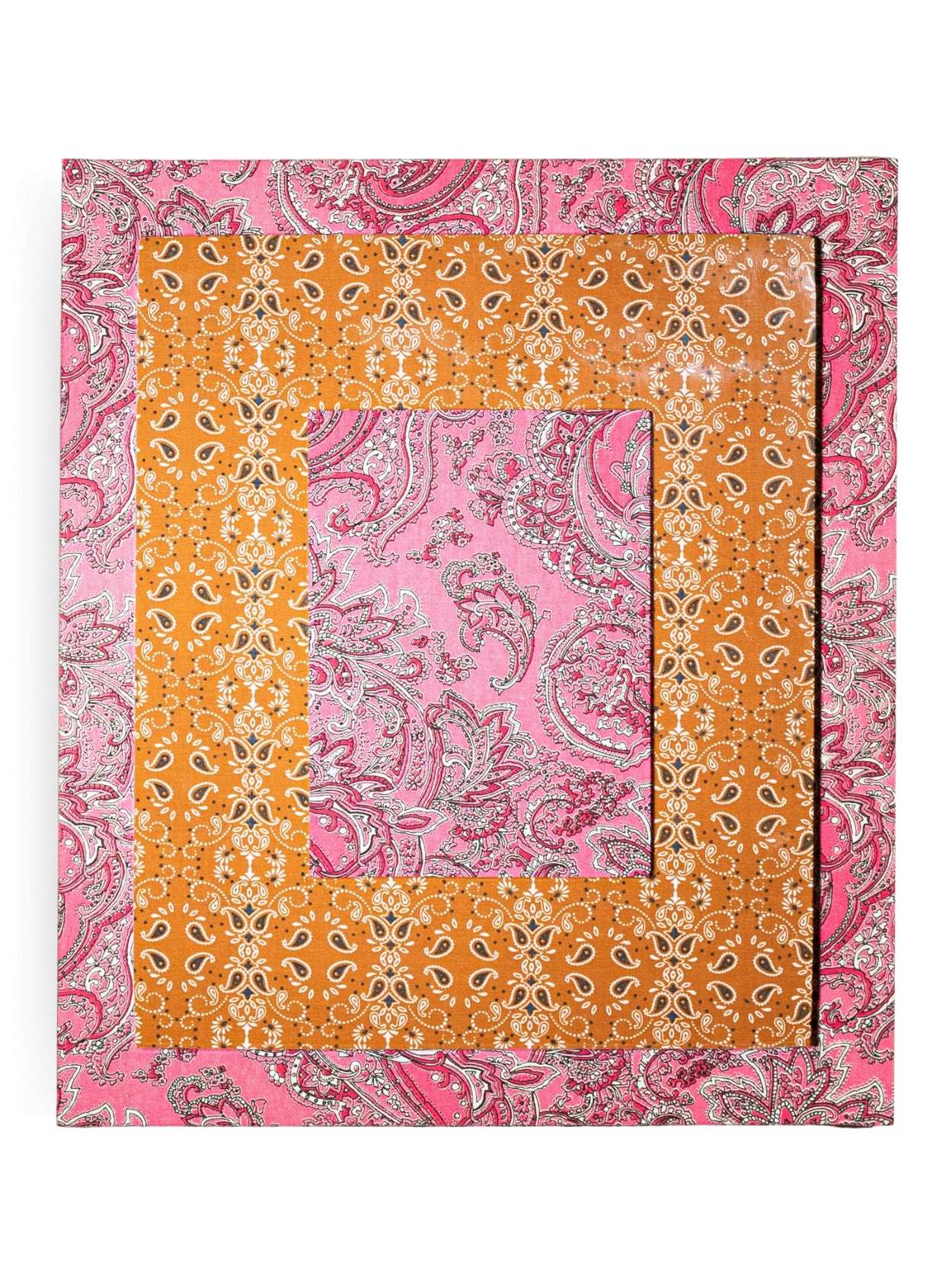 Moldura Paisley Rosa