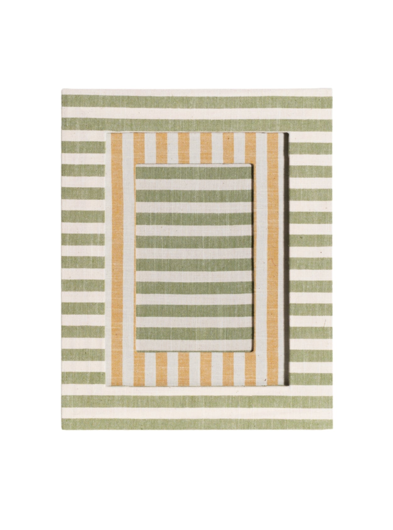 Green Striped Picture Frame