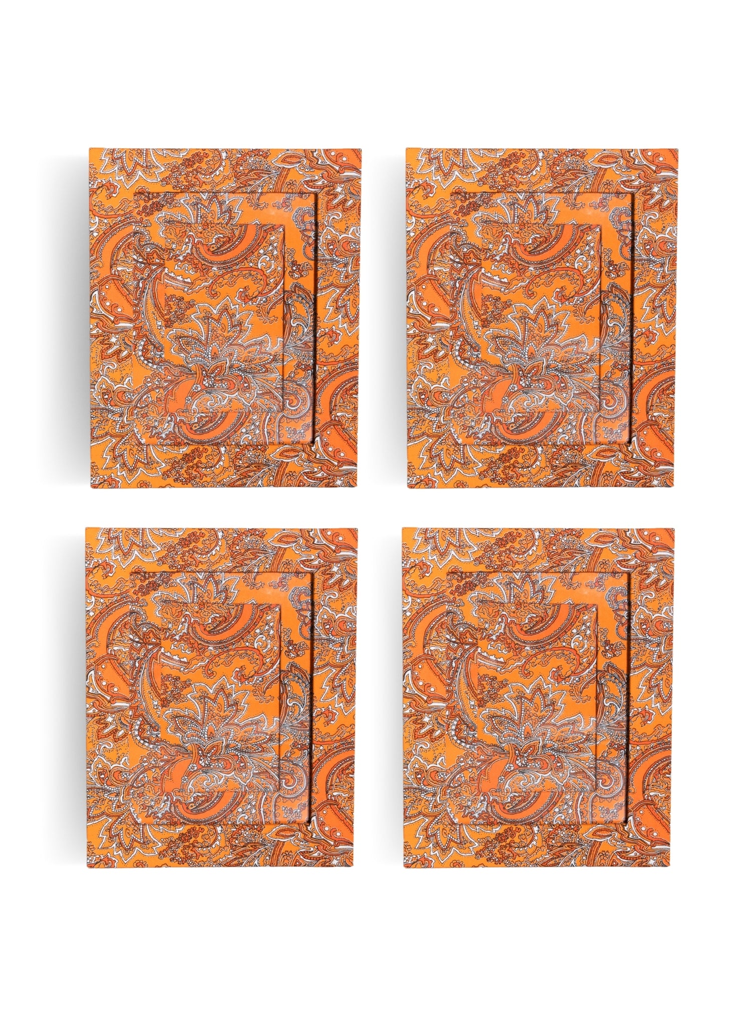 Composição Paisley Laranja