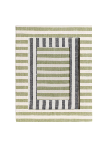 Green Striped Picture Frame