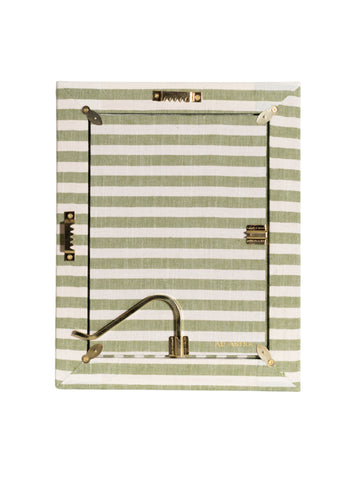 Green Striped Picture Frame