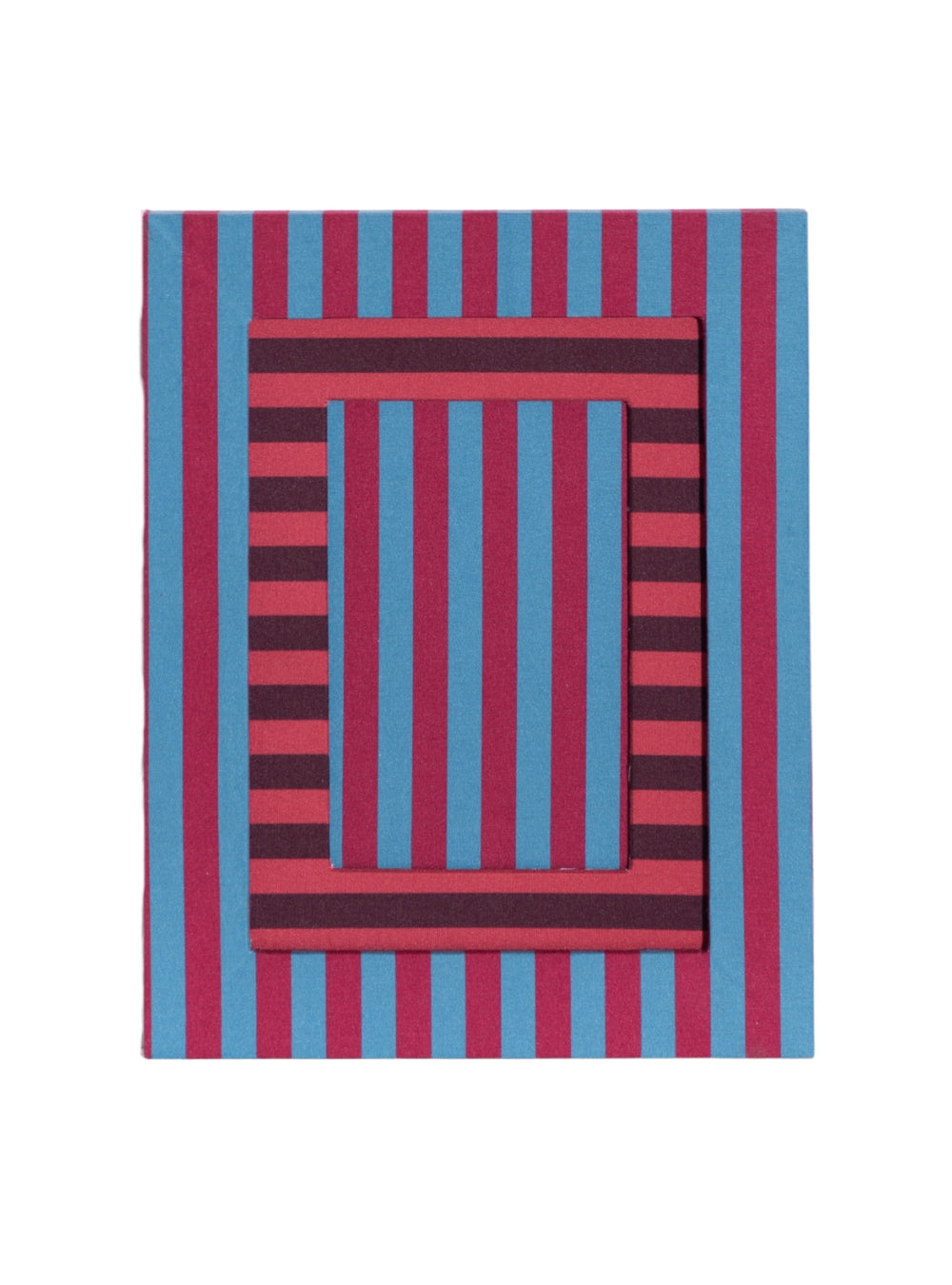 Porta-retrato Listrado Brisa & Vinho